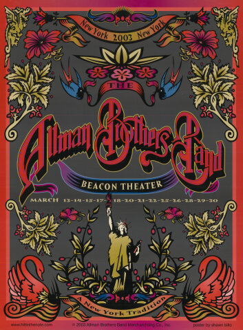 Allman Brothers Band Poster
