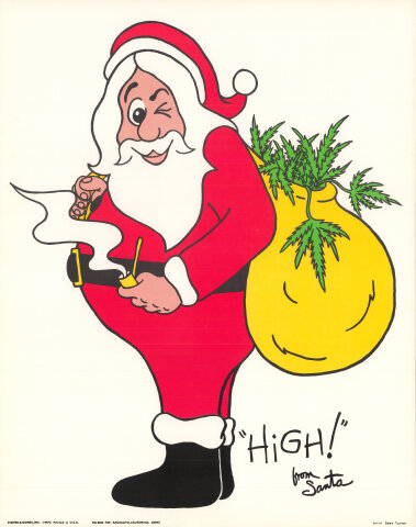 High! From Santa Poster
