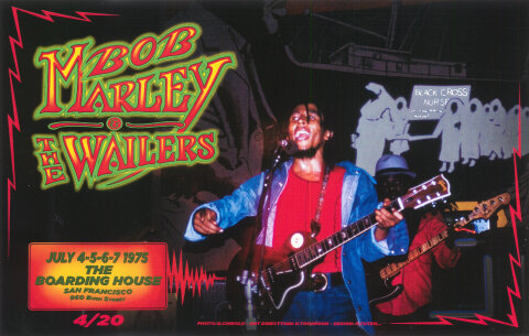 Bob Marley and the Wailers Handbill