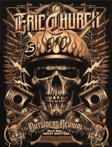 Eric Church Silkscreen