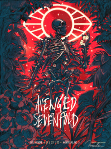 Avenged Sevenfold Silkscreen