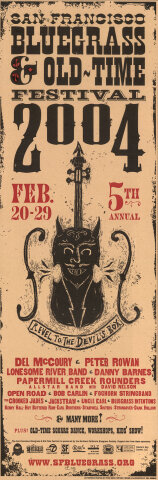 SF Bluegrass & Old-Time Festival Poster