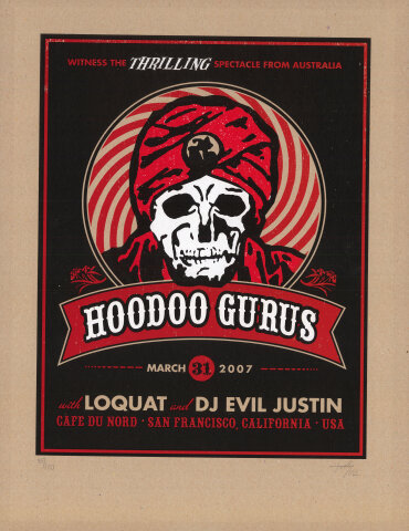 Hoodoo Gurus Silkscreen
