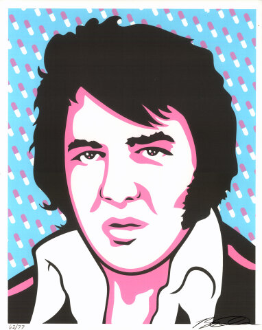 Elvis 1977 Gunmetal Silkscreen