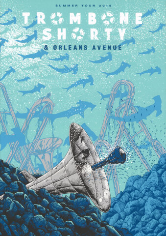 Trombone Shorty & Orleans Avenue Silkscreen