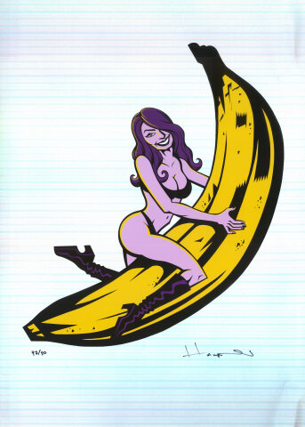 Banana Girl Silkscreen