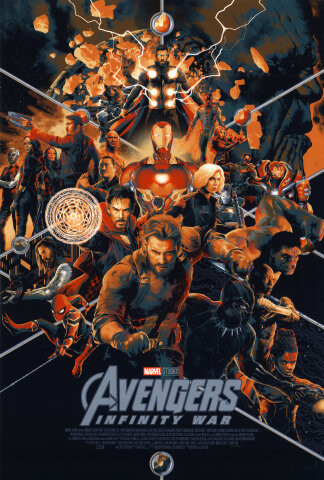 Avengers Infinity War Silkscreen