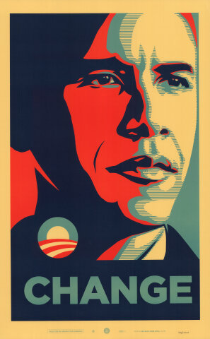 Barack Obama Change Poster