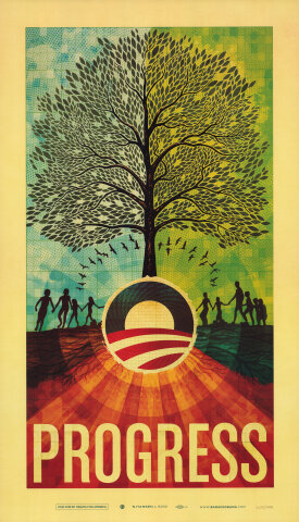 Barack Obama Progress Poster