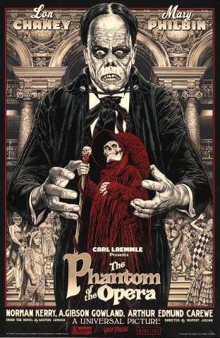 The Phantom of the Opera Silkscreen
