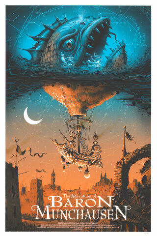 The Adventures of Baron Munchausen Silkscreen