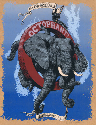 Octophant (Submerged) Silkscreen