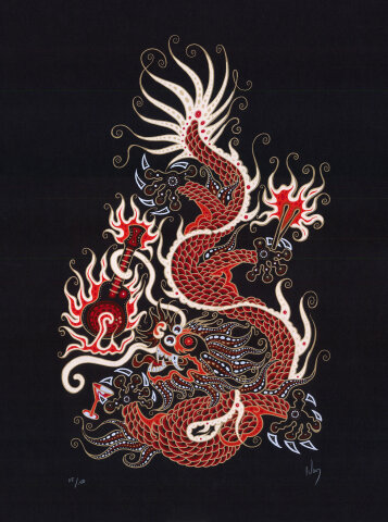 Dragon Silkscreen