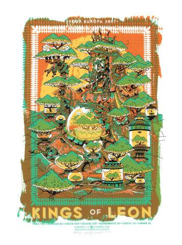 Kings of Leon Silkscreen