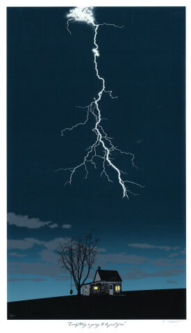 "Everything is going to be just fine" Silkscreen