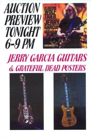 Jerry Garcia Guitars & Grateful Dead Posters Poster