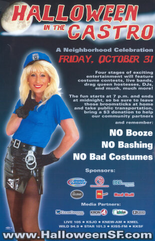 Halloween in the Castro Poster