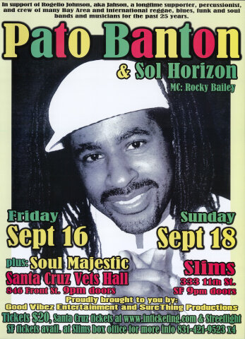 Pato Banton Poster