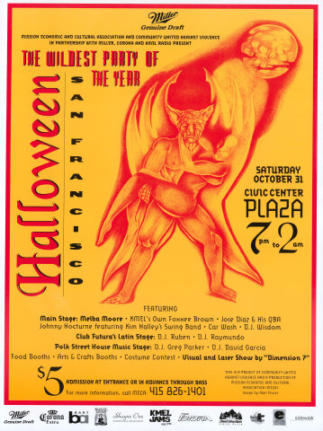 The Wildest Party of the Year Halloween Poster