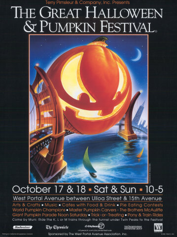 The Great Halloween & Pumpkin Festival Poster