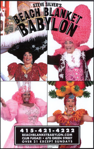 Steve Silver's Beach Blanket Babylon Poster