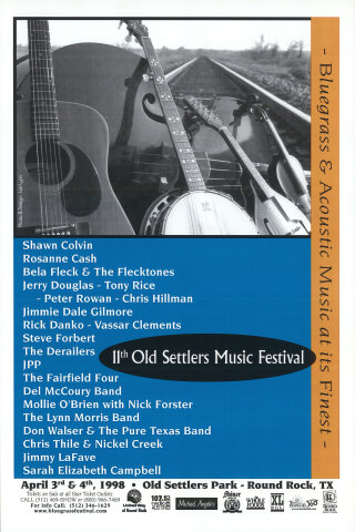 Old Settlers Music Festival Poster