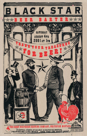 Black Star Beer Barter Silkscreen