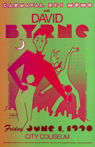 David Byrne Poster