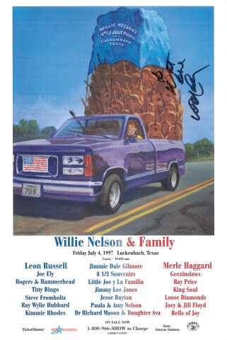 Willie Nelson and Family Poster