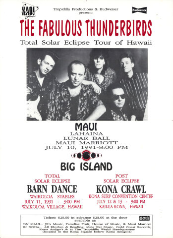 The Fabulous Thunderbirds Poster