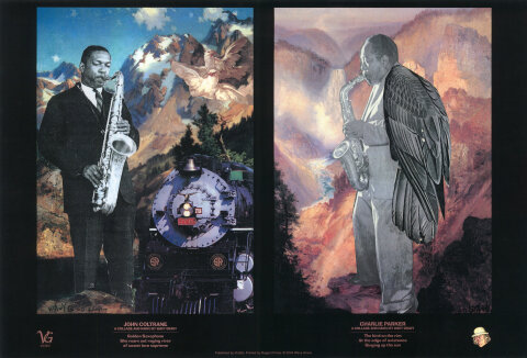 John Coltrane / Charlie Parker Poster