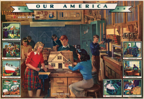 Our America: Working with Wood Poster