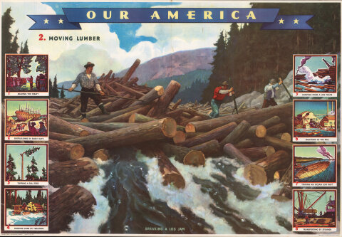 Our America: Breaking a Log Jam Poster