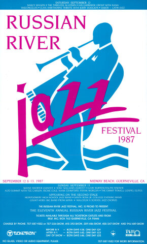 Russian River Jazz Festival Poster