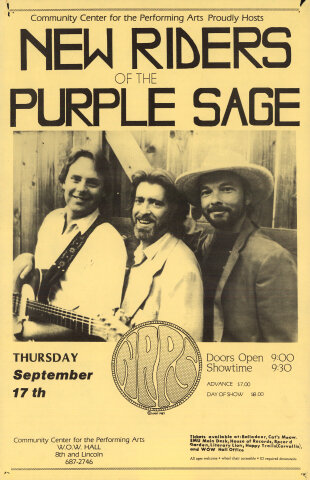 New Riders of the Purple Sage Poster