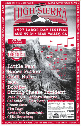 High Sierra Music Festival Poster