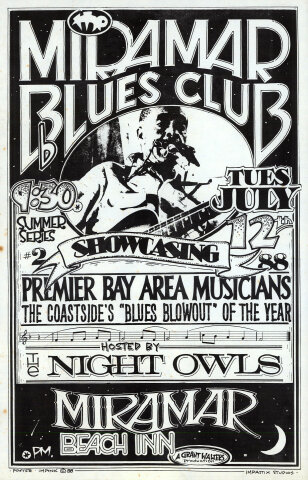 The Miramar Blues Club Poster