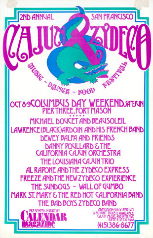 Cajun & Zydeco Festival Poster