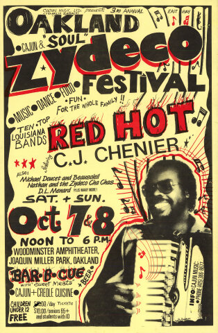 Oakland Soul Zydeco Festival Poster