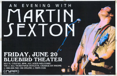 Martin Sexton Poster