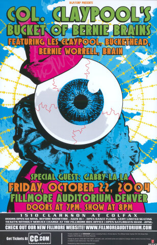 Colonel Claypool's Bucket of Bernie Brains Poster
