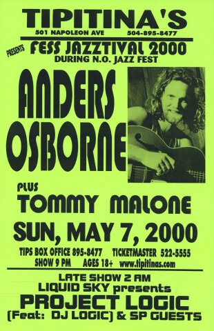 Anders Osborne Poster