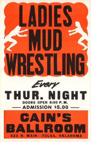 Ladies Mud Wrestling Poster