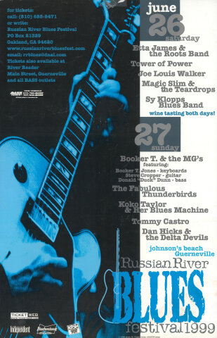 Russian River Blues Festival Poster