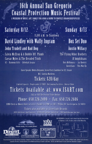 16th Annual Coastal Protection Music Festival Poster