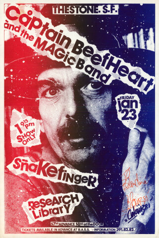 Captain Beefheart and His Magic Band Poster