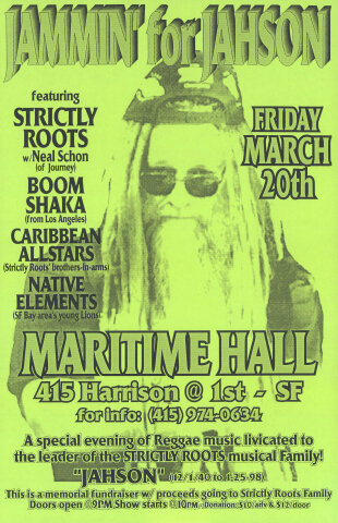 Jammin' for Jahson Poster