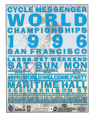 Cycle Messenger World Championships Poster