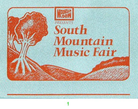 South Mountain Music Fair Backstage Pass