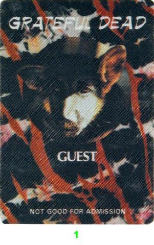 Grateful Dead Backstage Pass